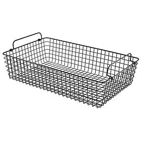 Кошик 51,8х31,3х12 см прямокутний, чорний, GenWare WBGN11BK