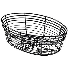 Кошик овальний, 25.5*16*8 см, GenWare WB2516BK