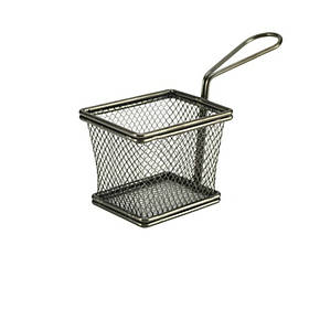 Кошик 10х8х7,5 см, прямокутний чорний, GenWare SVB1008BK