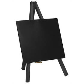 Меню-нотіс, мінідошка мольберт, чорне дерево 24 x 11,5 см, GenWare MNI-BL-KR