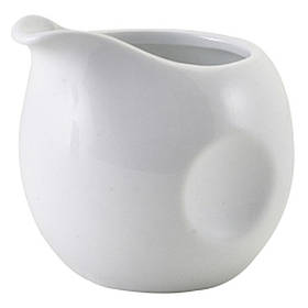 Молочник 80 мл, без ручки, білий, GenWare 373107