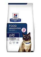 Сухой корм Hills Prescription Diet z/d для кошек при пищевой непереносимости 1.5 кг