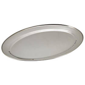 Блюдо овальне 46 x 31 x 2,5 см, неіржавка сталь, GenWare 1664