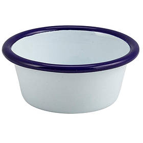 Соусник 8х3,2 см, 90 мл, емаль, білий, GenWare 52308