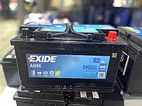 Аккумулятор EXIDE START-STOP AGM 82Ah Ев (-/+) (800EN) (д315*ш175*в190) EK820