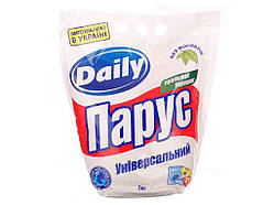 Пральний порошок Парус DAILY ручн. універс. (дою-пак) 3 кг ТМ БІЛІ ПАРУСА