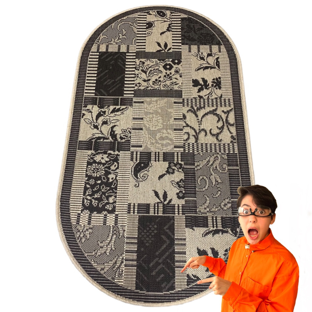 80 х 150 см Килим Naturalle 925/19o безворсовий, овал.