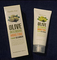 Пінка для вмивання Olive intensive moisture корейська FarmStay Оригінал