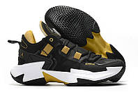 Eur36-46 Jordan Why Not .5 Black Gold мужские баскетбольные кроссовки Джордан Вай Нот