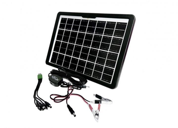 Портативная солнечная панель для зарядки мобильных устройств 15W с Multi USB портом CL-1615 - фото 2 - id-p1733359902