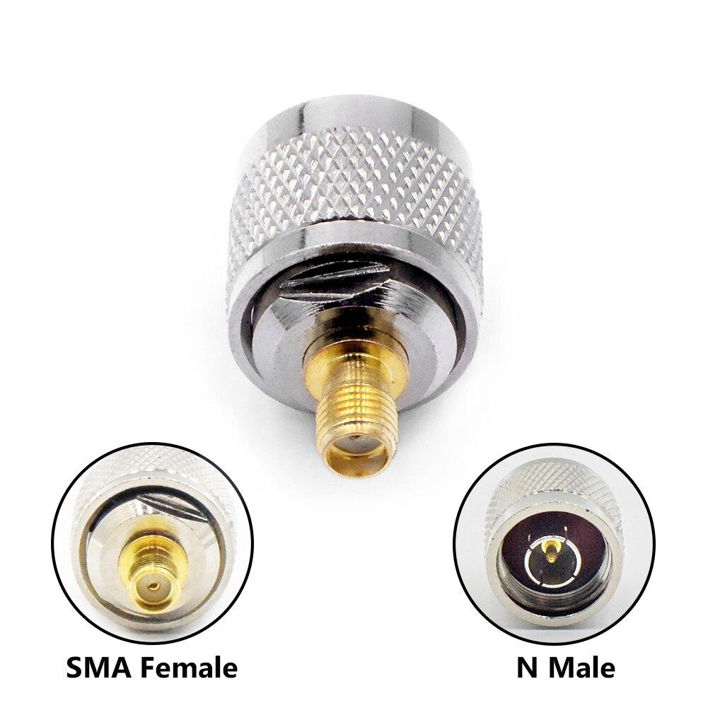 Перехідник антенний SMA Female - N type Male з'єднувач коннектор адаптер для антен подовжувачів