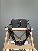 Женская сумка кросс боди Marc Jacobs Клатч марк якобс черная кожаная