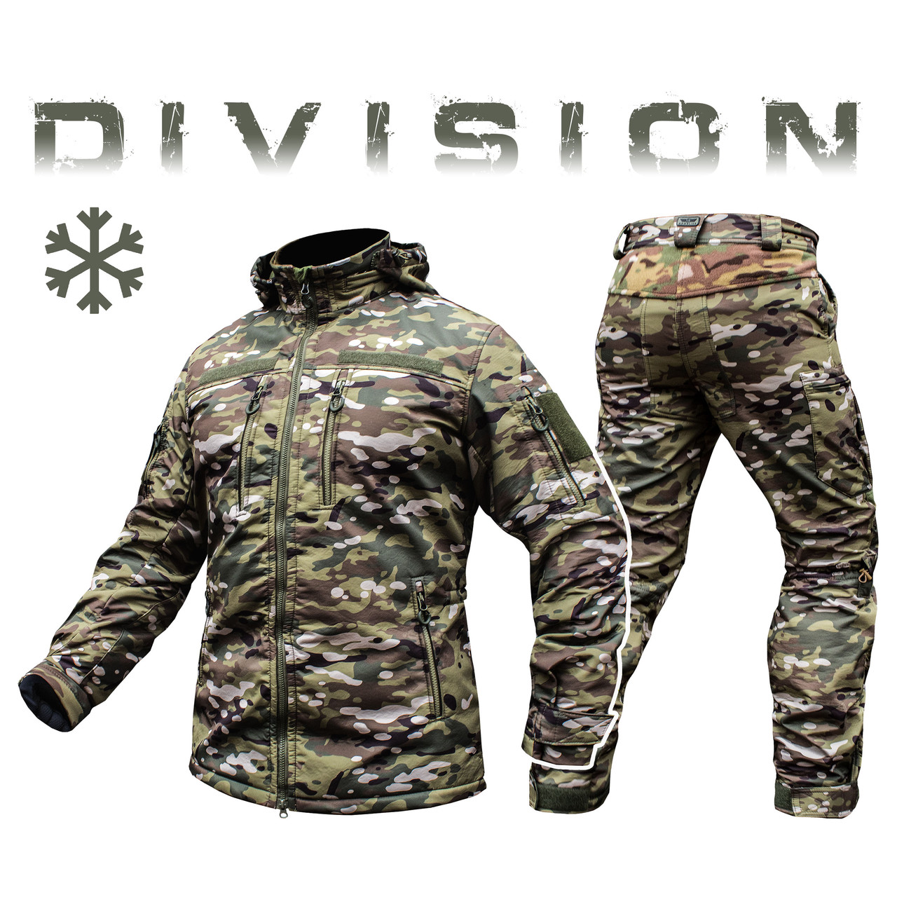 Комплект зимовий "DIVISION" MULTICAM (SoftShell)