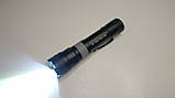 Ліхтар ручний BL-826-P50+COB, акумулятор 18650, microUSB, zoom, фото 3
