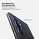 Захисне скло Spigen для камери Samsung Galaxy S22 Ultra — EZ Fit Optik Pro (2 шт.), Black (AGL04751), фото 4