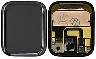 Дисплей модуль тачскрин Apple Watch 6 40mm черный Оригинал переклеенное стекло