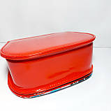 Дитяча сумочка лакова червона, фото 4