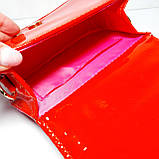 Дитяча сумочка лакова червона, фото 5