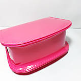 Дитяча лакова сумочка малинова з єдиноріжком, фото 4