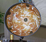 Глобус бар зі столиком "Зодіак" з дерева на 3х ніжках, фото 3