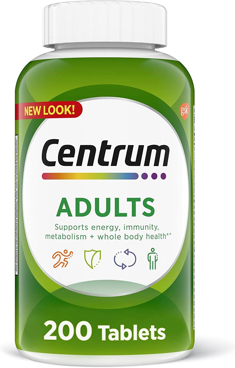Мультівітамин Centrum Adult 200 таблеток