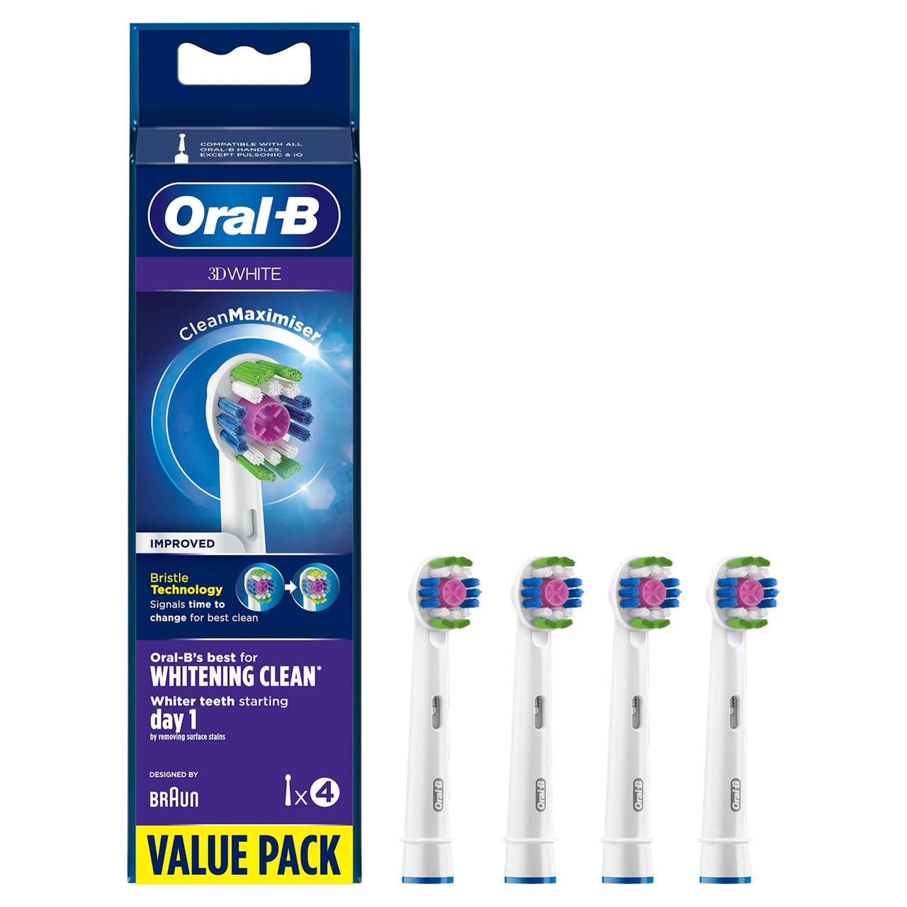 Насадка для зубної щітки Braun Oral-B "3D White" (1шт.)