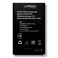 Акумулятор для Sigma X-Style 17 UP 600mAh Original