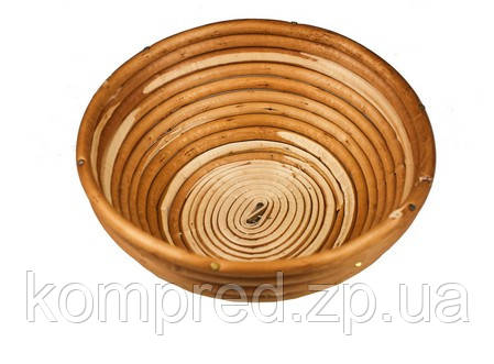 Форма для расстойки из лозы для хлеба круглая на 0,8 кг - фото 1 - id-p1733387661
