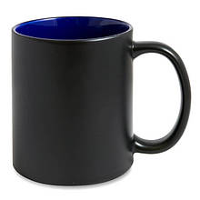 Чашка для сублімації Хамелеон кольорова всередині 330 мл синя