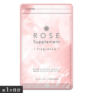 Seedcoms Rose Supplement Fragrance їстівні парфуми аромат троянди, цінні олії, 90 капсул
