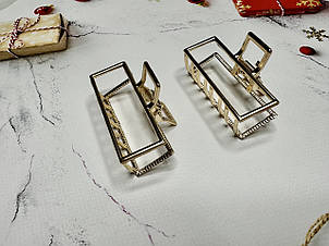 Крабі для волосся гуртом 7 см метал 6 шт./пач.