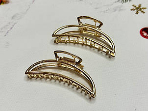 Крабі для волосся гуртом 7 см метал 6 шт./пач.