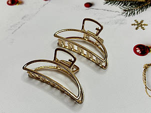 Крабі для волосся гуртом 7 см метал 6 шт./пач.