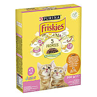 Friskies Junior Сухой корм для котят с курицей, молоком и овощами 300 гр