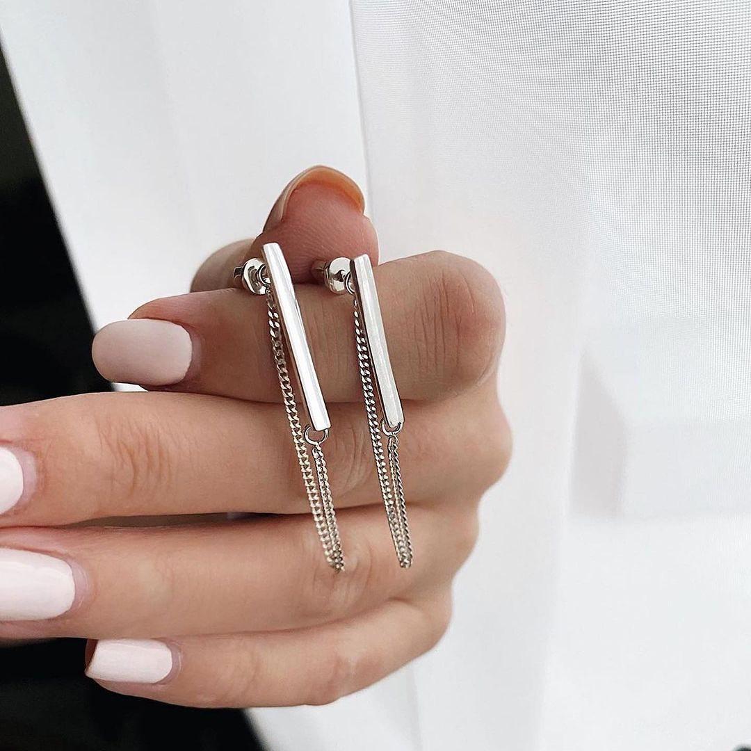 Срібні сережки Краса