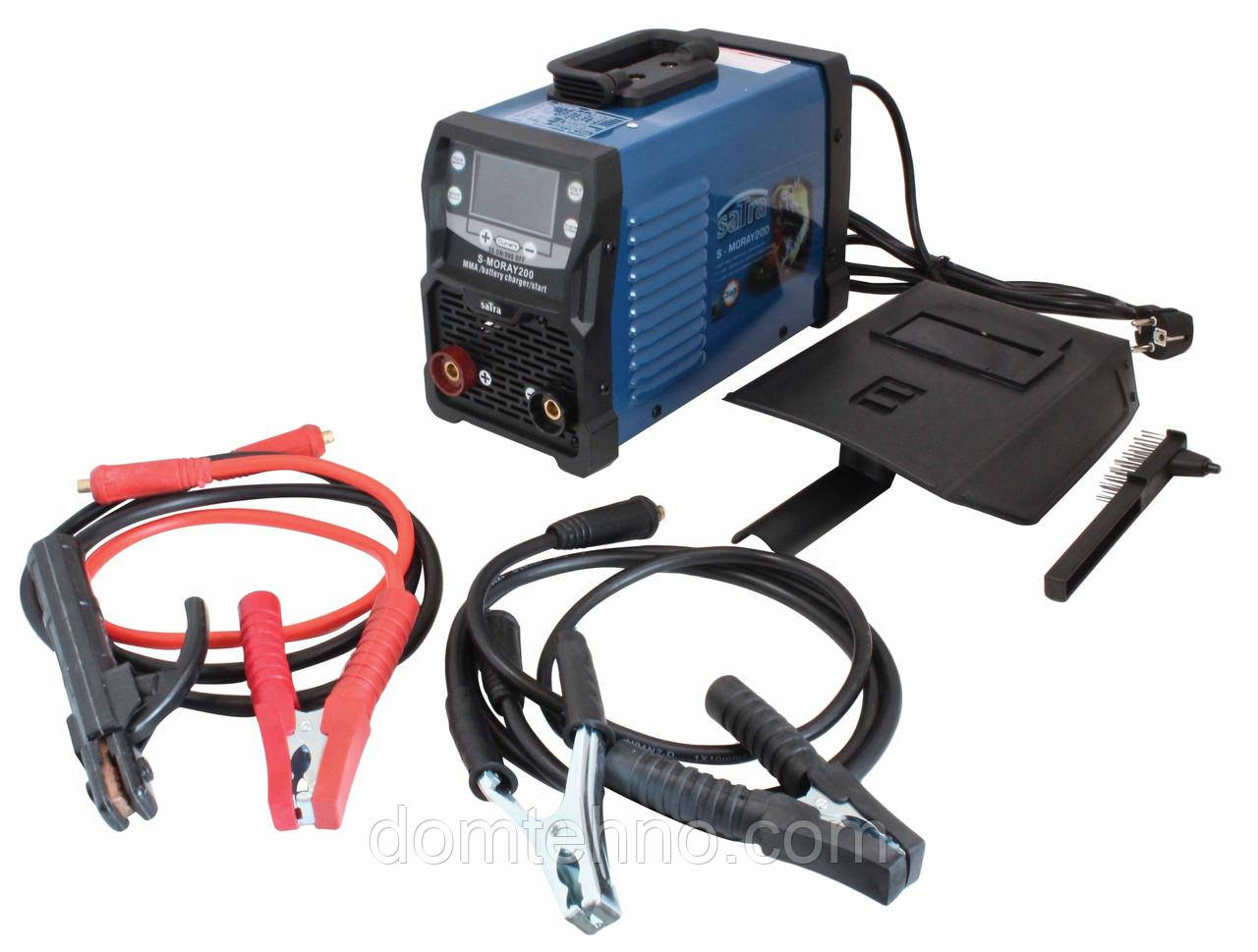 Інверторний зарядний пристрій зі зварювальним апаратом ММА S-MORAY200 SATRA Бустер для запуску авто