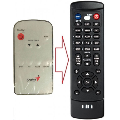 Пульт для GENIUS__SW-HF5.1 5000 (аналог), фото 1