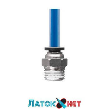 З'єднання цангове для поліуретанових шлангів 6 мм 1/4 зовнішня різь PT-2301 Intertool