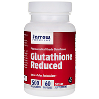 Глутатіон відновлений 500 мг 60 вегетаріанських капсул/Glutathione Red Jarrow Formula USA