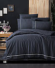 Комплект постільної білизни євро розмір First Сhoice ранфорс De luxe Alisa denim