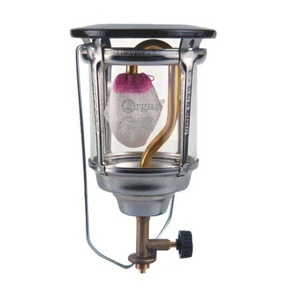 Лампа газова кемпінгова Orgaz L626, потужний вуличний газовий ліхтар з ручкою для перенесення