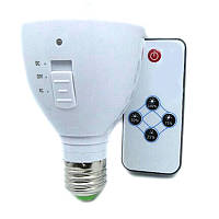 Лампа аварийного освещения с аккумулятором и пультом ДУ под патрон Е27 Nectronix MB6W-R - US