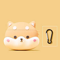 Чохол для навушників Apple AirPods 3 Head Коргі/Лісенок + карабін