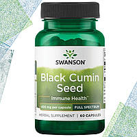Черный тмин Swanson Black Cumin Seed (Семена) 400 мг 60 капсул