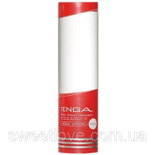 Лубрикант стандартної консистенції Tenga Hole Lotion REAL (170 мл) на водній основі, універсальний