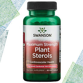 Для серця Swanson Plant Sterols Cardiovascular Health 60 гелевих капсул