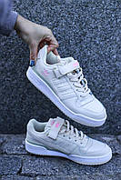 Женские кроссовки Adidas Originals Forum 84 Low Cream Green Pink ALL09714