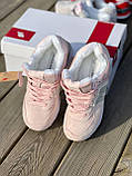 Жіночі кросівки New Balance 574 Pink And Silver Trainers (с мехом) ALL04804, фото 5