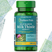 Экстракт расторопши Силимарин Puritan's Pride Silymarin Milk Thistle Extract 175 мг 100 капсул