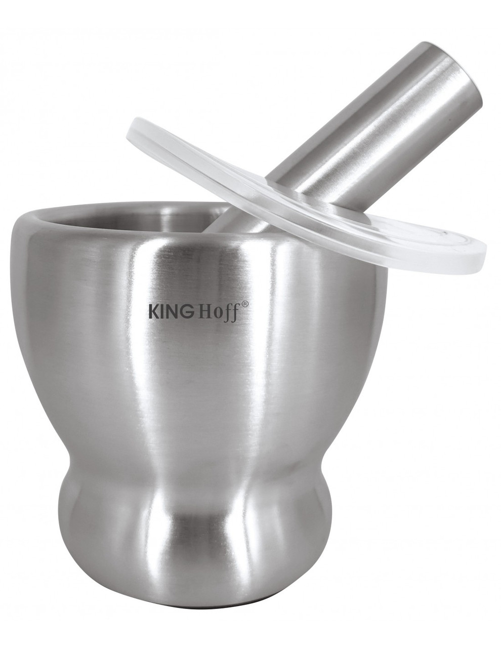 Ступка з товкачиком металева KingHoff KH-1661  13 х 12 см